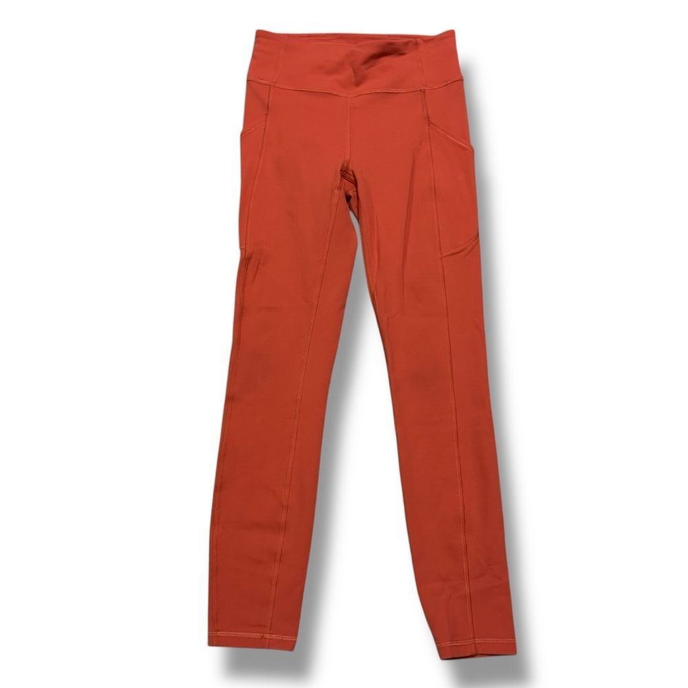 Lululemon Fast Free Tight II Cayenne 4 Run Club Core Performance Leggings